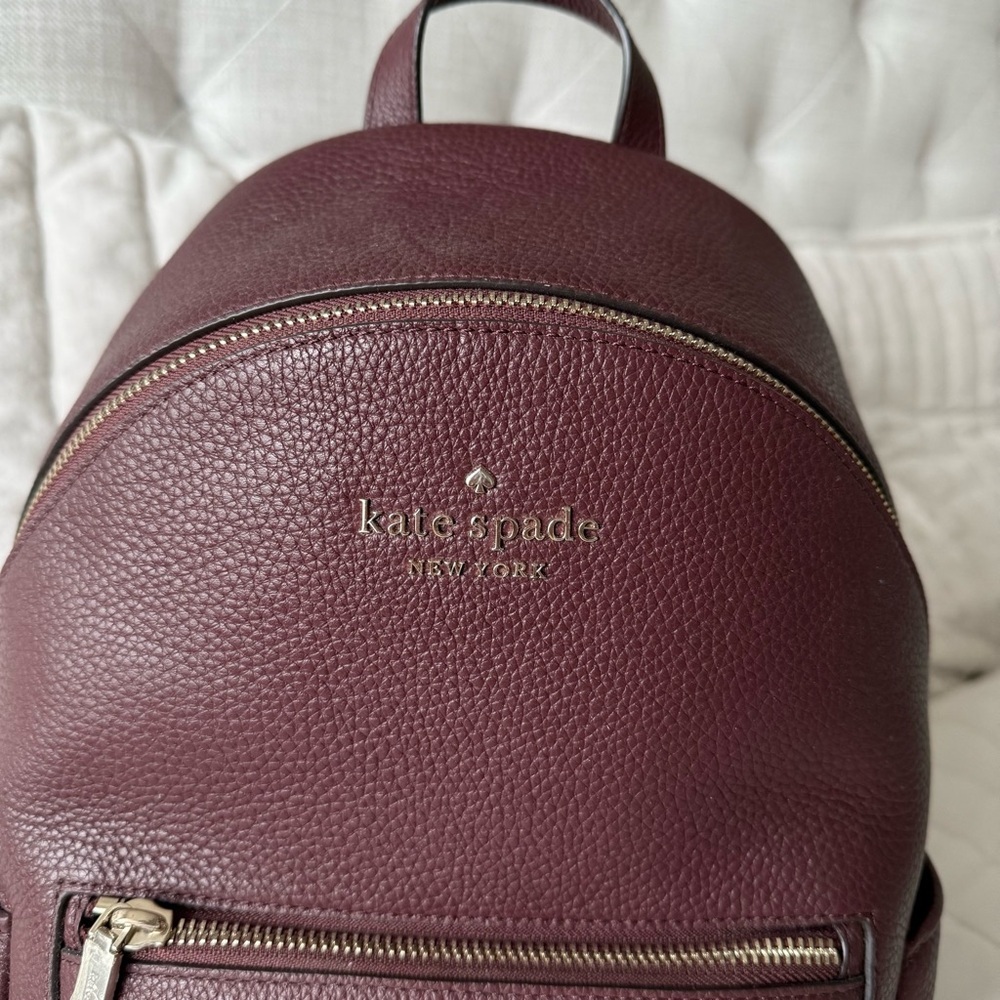 Kate Spade Deep Burgundy Backpack - Picture 4 of 5